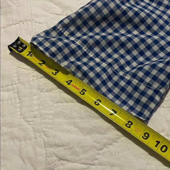 beautiful Blue Gingham Dress with Floral Pocket - Picture 8 of 12